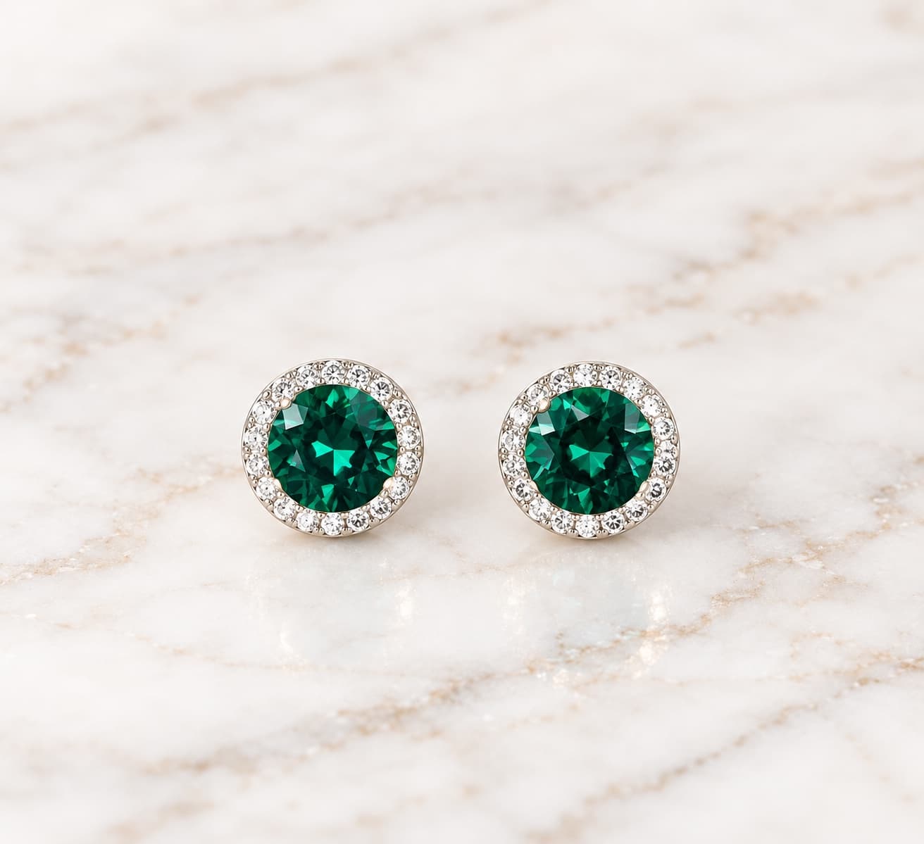 Обеци Tiffany Emerald